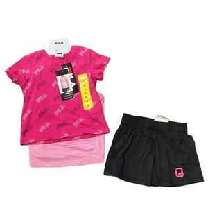 Fila - Kids’ 3-Piece Shorts Set